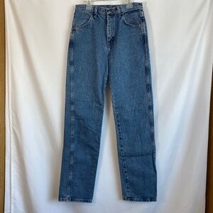 Rustler Men's Classic Blue Denim Jeans 30x34 - Straight Leg, Made in Mexico